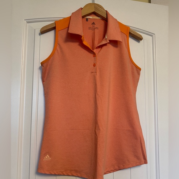 Adidas sleeveless golf polo - Picture 1 of 3